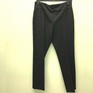 UP! CROCHET LACE BLACK PANT